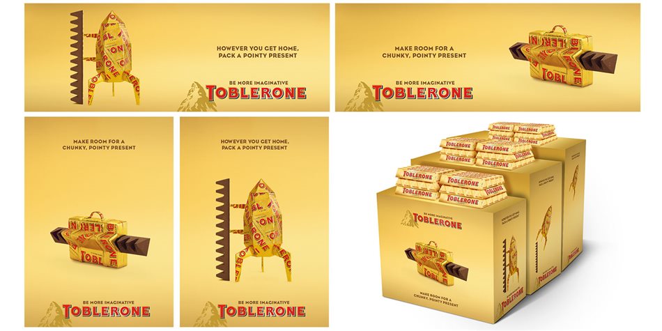 Toblerone WTR «BE MORE IMAGINATIVE» Kampagne