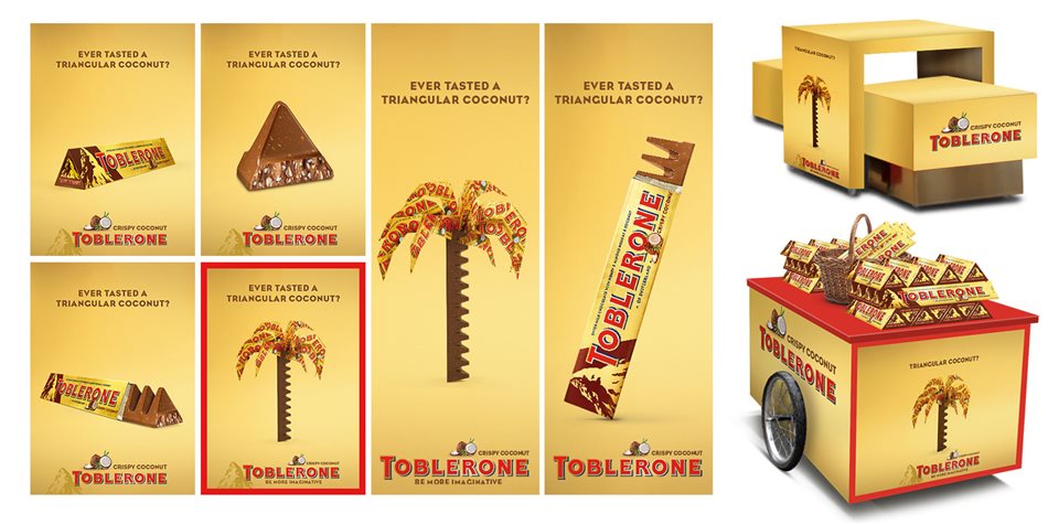 Toblerone WTR Coconut Kampagne