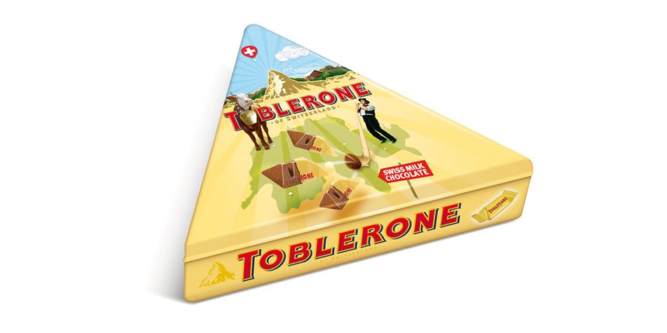 Toblerone Schweiz Blechdose